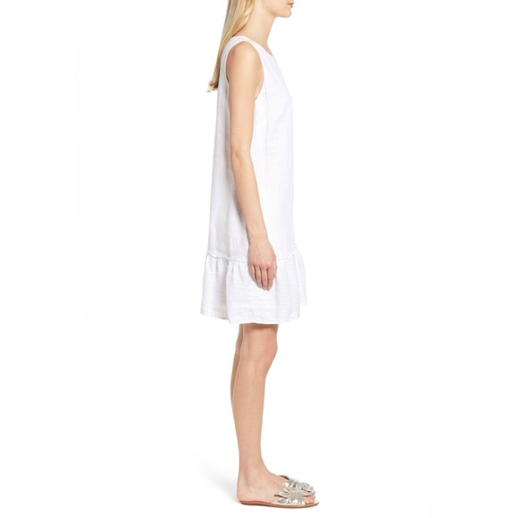 Tommy Bahama Porte Fino Sleeveless Linen Blend Shift Dress - Size XS - Picture 4 of 10